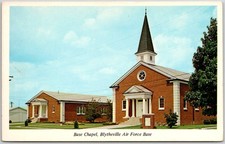Postcard Base Chapel; Blytheville Air Force Base; Arkansas Le picture