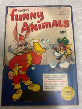 Fawcett's Funny Animals #38 (1946 Fawcett) Captain Marvel Bunny Golden Age, Rare picture