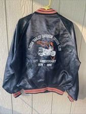 Vtg Florida Motorcycle Dresser Club jacket 1979-1989 Men’s 44-46 L Pla-jac USA picture