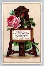 G C Aschbach Pianos Organs Largest Music House Lehigh Valley Allentown  P106A picture