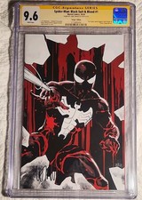 Marvel Spider-Man: Black Suit & Blood #1 CGC 9.6 Signed Yu Virgin Variant picture