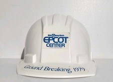 Vintage 1979 Disney World EPCOT CENTER Ground Breaking Hard Hat Bullard Rare  picture