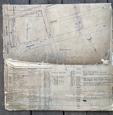 1906 PENNSYLVANIA RAILROAD MAP Philadelphia REAL ESTATE Land Owner history Deeds picture