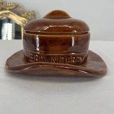 Vintage Brown Derby Ceramic Lidded Dish picture
