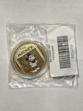 Bradford Exchange Disney Mickey Mouse Proof Collection 24k Gold Plated Coin  picture