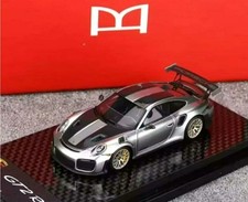 DMH 1/64 Porsche 911 (991) GT2 RS Model Car Gold Wheels Collectible picture