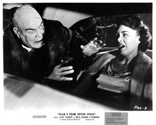 Lyle Talbot terrorizes Mona McKinnon in Plan 9 From Outer Space 1959 Old Photo picture