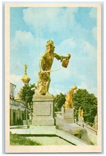 c1950's Petrodvorets Statue of Perseus Saint Petersburg Russia Postcard picture