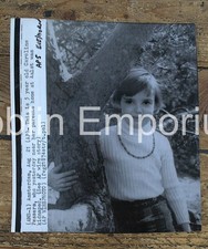 Original Press Photograph of Carolien Pessers who was Kidnapped & Murdered 1974 picture
