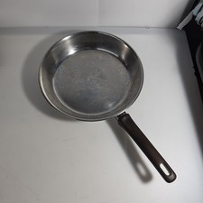 Vintage Sears Range Craft Stainless Steel 9.25 Inch Fry Pan Skillet Belgium 541 picture
