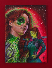 2022 Typhoon Mash-Up Jessica Cruz Gamora 1/1 Sketch Card Franklim Teixeira picture