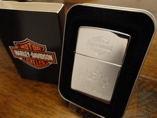 HARLEY DAVIDSON 1980 FXST SOFTAIL MOTORCYCLE ZIPPO LIGHTER MINT IN BOX 1998 picture