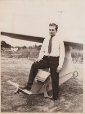 1930 Press Photo Harold Higby Breaks World's Glider Record at Mount Wilson picture