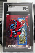 1992 Impel Marvel Super Heroes Base Set #1 Spider-Man- SGC 10 Gem Mint 💎 picture