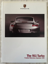 PORSCHE 911 996 TURBO FIRST OFFICIAL SALES BROCHURE 2001 picture