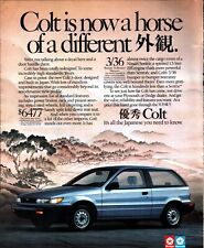 Original 1988 Dodge Colt Magazine Ad - A Horse of a Different....nostalgic c4 picture