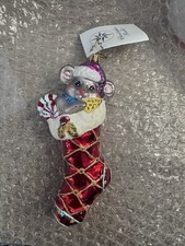 2003 RARE Christopher Radko Ornament Snuggle Down 1010217 picture