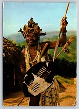 c1982 Happy Looking Man From S. Africa Zulu Chief 6x4