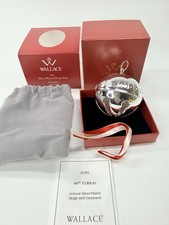 Wallace Silver Plate 2016 Annual Sleigh Bell Christmas Ornament - 46th Edition picture