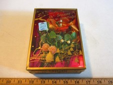 Vintage Artiflor Christmas Ribbon Bell Sugar Plum Gum Drop Bird Corsage Japan picture