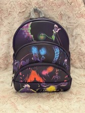 Loungefly Disney Villains Glow Dark Evil Queen Hades Ursula Backpack NWT picture