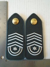 Original, Vintage UNUSED Belgian Army Adjudant-Chef Shoulder Boards - Male picture