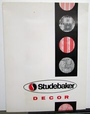 1965 1966 Studebaker Upholstery Vinyl Cloth Paint Chips Decor Sales Folder Orig picture