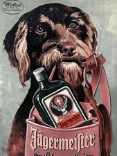 Jägermeister dog wall art metal sign picture