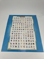 Vintage 90’s Scorpio Pokemon Gotta Catch 'Em All 16”x20” Poster 1998 picture