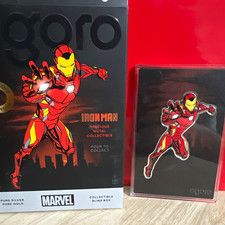 agoro Marvel Iron Man 1/2 oz Fine Silver Collectible Matte Limited Edition 2023 picture