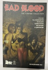 BAD BLOOD THE VAMPIRE COLLECTION HEAVY METAL TRADE PAPERBACK 1993 NM Halloween picture