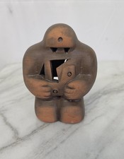 GOLEM Jewish Folklore Terracotta Souvenir from Prague Czech Republic 4.75