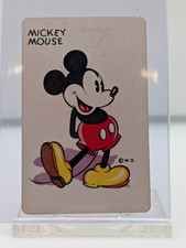 1930s Walt Disney Mickey Mouse Old Maid Whitman 18 Cards + Original Rules picture