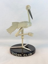 Vintage 1940s STORK CLUB Nightclub New York Wooden Stork Figurine - Damaged picture