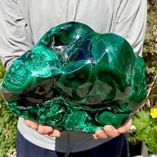 12.54LB TOP Natural Malachite crystal quartz Mineral specimen Reiki gem picture
