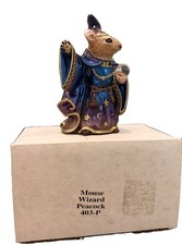Windstone Editions Mouse Wizard Peacock 403-P Melody Peña 1997 Original Box picture