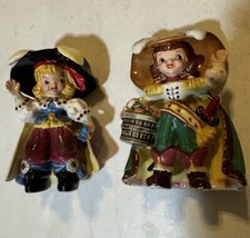 Napco Originals Ceramic Figurines Pirate Girl And Peter Piper 5” (2) Figures picture