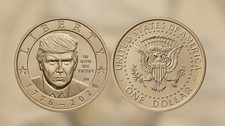 Donald J Trump $1 US Mint Coin, Lot of 20 picture