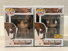 Funko Pop Attack on Titan 22 Eren Titan Form Rage Hot Topic Excl. & Common Lot picture