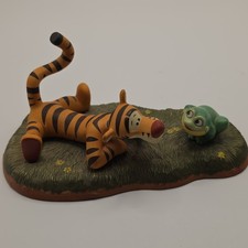 Disney Winnie the Pooh Tigger Figurine on Grass Base Scene picture