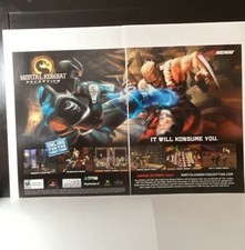Mortal Kombat Deception Vintage Print Ad Original Promo Poster Art picture