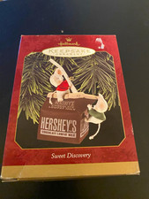 Hallmark Keepsake Ornament Sweet Discovery Hershey's Mouse Dated 1997 Christmas picture
