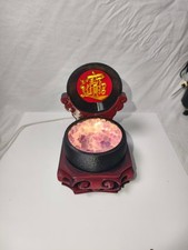 3D , USB- illumination, manual rotation of the purple crystal treasure basin 800 picture
