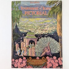 1934 Rose Parade Pictorial, Tournament of Roses Floats & Football, Pasadena CA picture