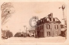 Burford Ontario Canada Street View General Store Hotel c1910 RPPC Postcard COPY picture