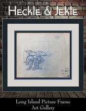 Heckle and Jeckle Original Production Model Sheet Drawing Custom Framed picture