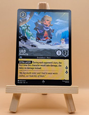 Lilo - Bundled Up 195/204 Super Rare Winterspell Disney Lorcana NM picture