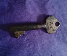 Vintage Antique Brass Police/Fire Alarm Call Box Skeleton Key picture
