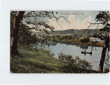 Postcard River Scene, Janesville, Wisconsin picture