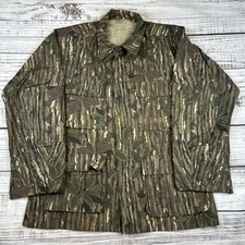 NWOT VTG Chamois Realtree Camo Military Jacket 4 Pocket USA Sz M Hunting New NOS picture